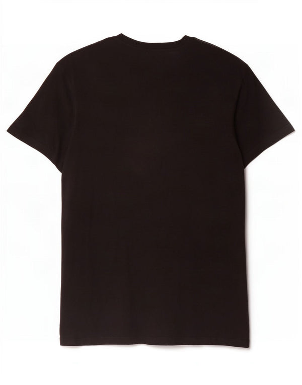 Diesel Herre Grafisk T-Shirt Top XL Sort Bomuld