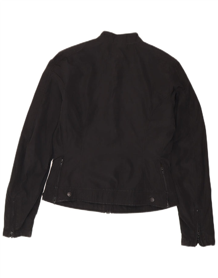Blauer Womens Utility Jacket UK 14 Medium Black Polyester