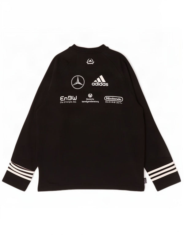 Adidas Uomo Climawarm Graphic Top Manica Lunga UK 40/42 Medio Nero