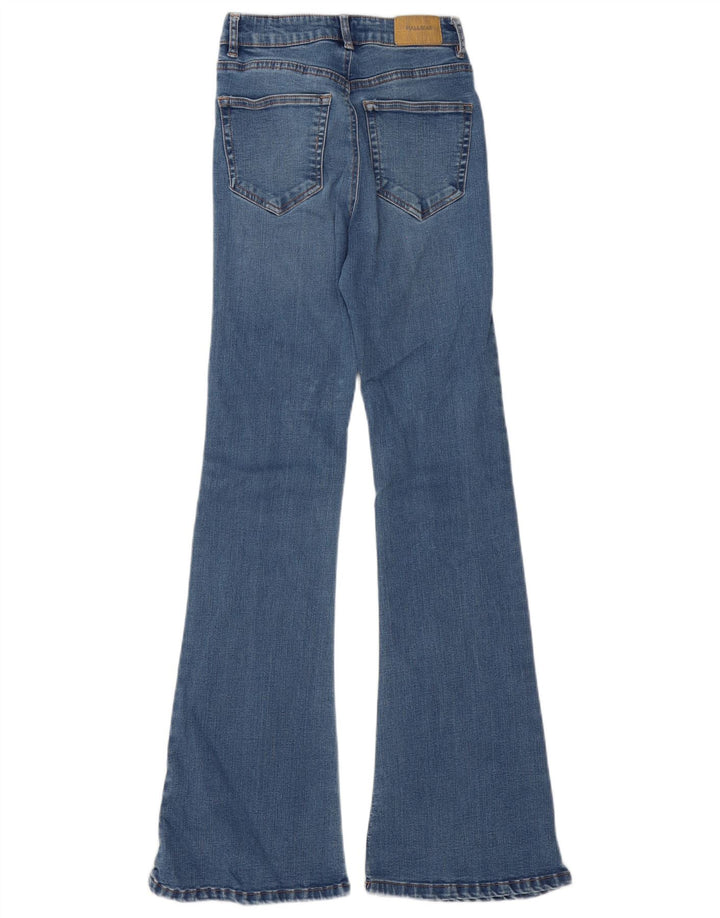 Pull & Bear Damen Schlagjeans EU 36 Small W26 L32 Blau