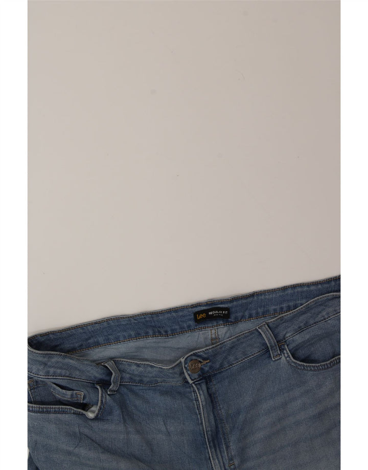 LEE Womens Regular Fit Mid Rise Denim Shorts W40 2XL Blue Vintage Lee and Second-Hand Lee from Messina Hembry 