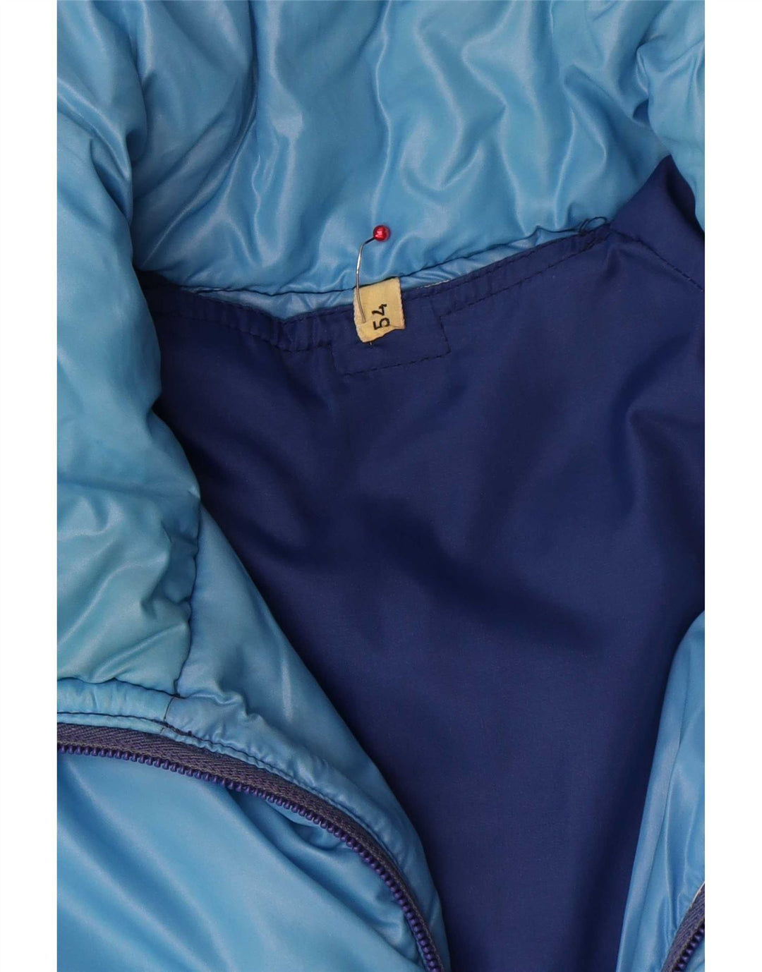 Veste matelassée homme vintage IT 54 2XL Colorblock multicolore