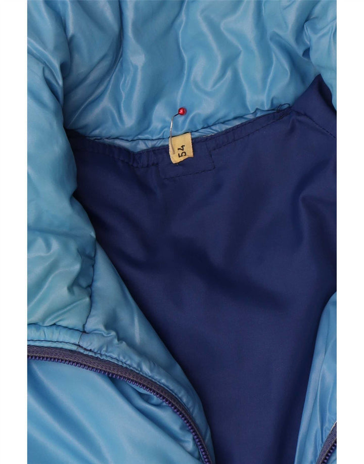 Veste matelassée homme vintage IT 54 2XL Colorblock multicolore