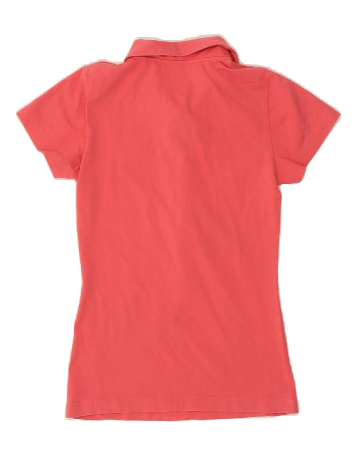 REEBOK Womens Polo Shirt UK 8 Small Pink Vintage Reebok and Second-Hand Reebok from Messina Hembry 