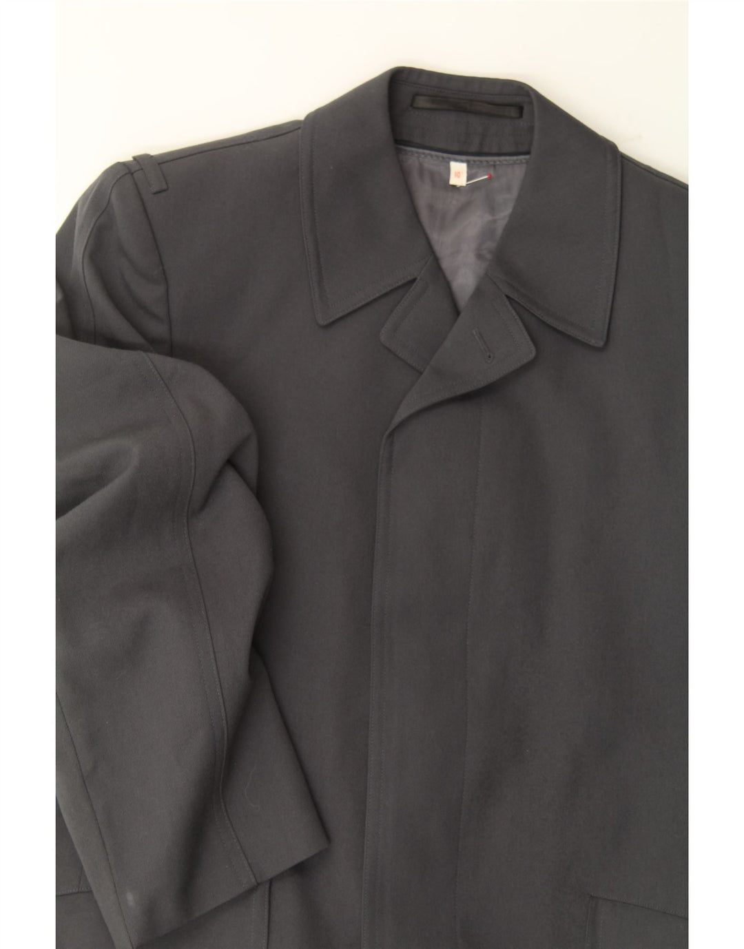 VINTAGE Womens Overcoat US 10 Large Grey Vintage Vintage and Second-Hand Vintage from Messina Hembry 