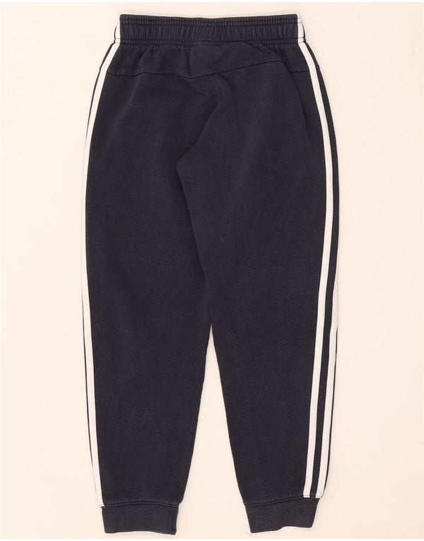 Pantaloni della tuta da ragazzo Adidas Joggers 9-10 anni in cotone blu navy
