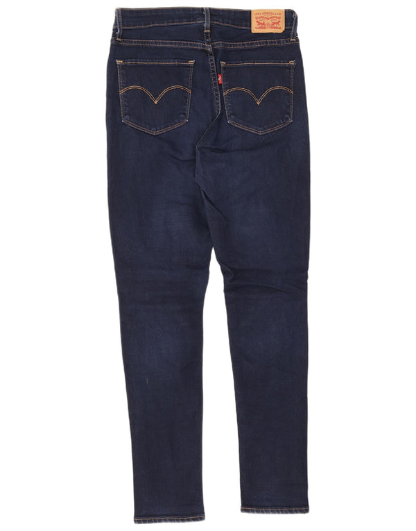 Blugi skinny cu talie mare 721 Levi's pentru femei W28 L28 bumbac bleumarin