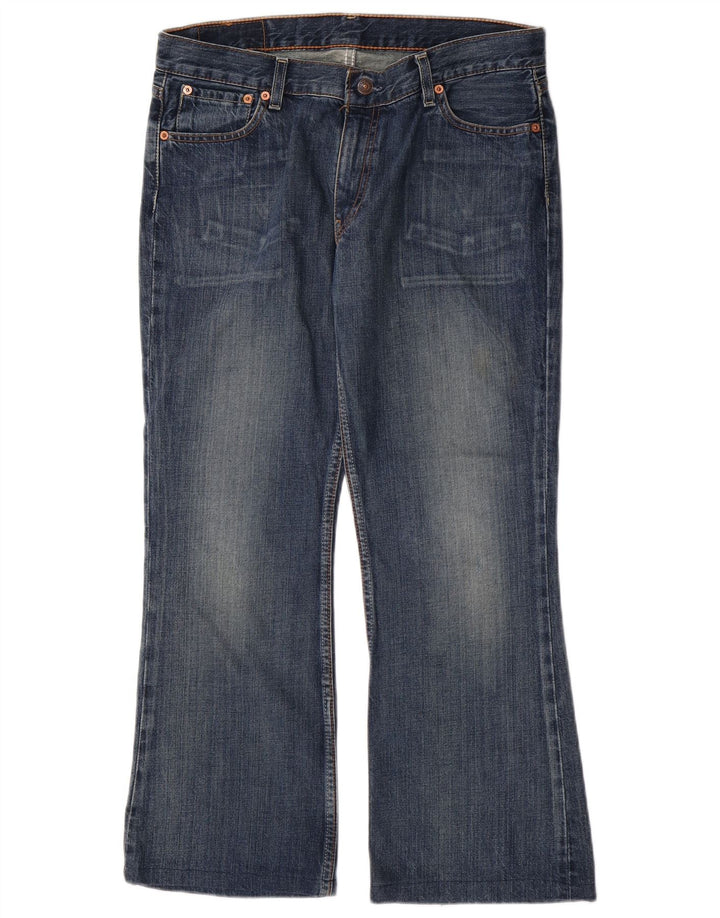 Levi's Damen 529 Flared Jeans W32 L27 Blaue Baumwolle