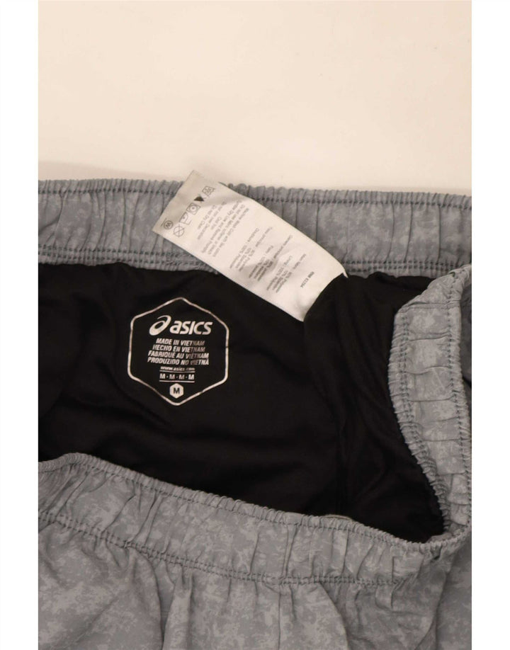 Asics Mens Sport Shorts Médio Cinza Camuflagem Poliéster