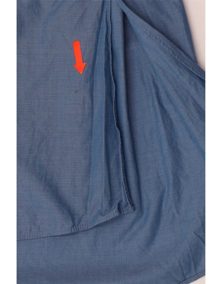 Cos Chemisier à manches longues pour femme EU 42 Grand Bleu Coton