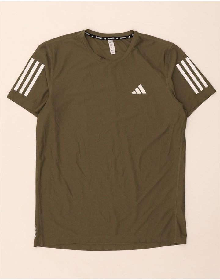 Adidas T-Shirt Homme Haut Petit Kaki Polyester