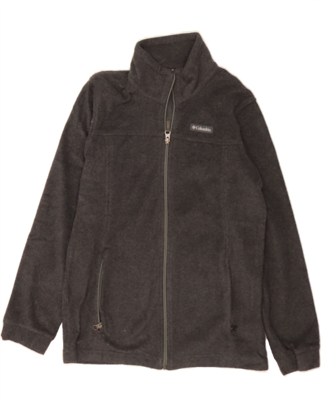 COLUMBIA Womens Fleece Jacket UK 14/16 Large Grey Polyester Vintage Columbia and Second-Hand Columbia from Messina Hembry 