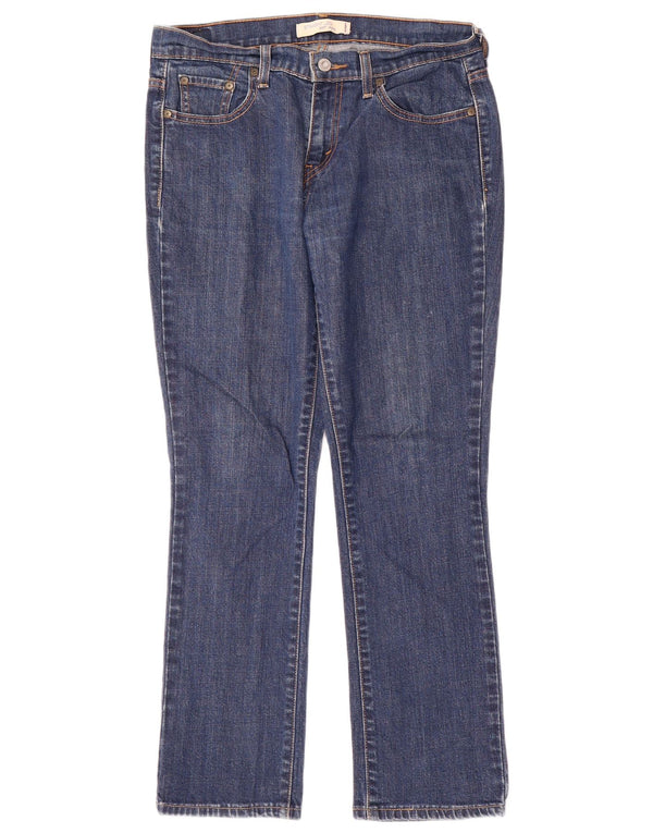 Jeans dritti Levi's da donna 505 US 6 medio W32 L29 cotone blu