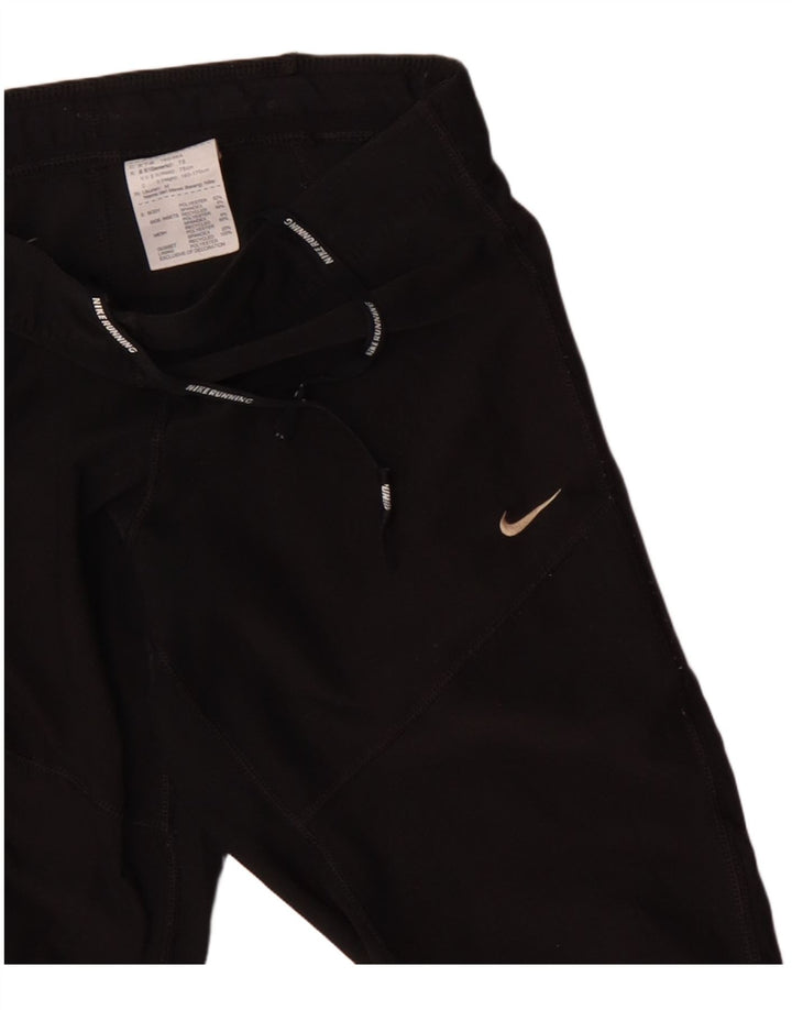 NIKE Damen Dri Fit Capri-Trainingshose, UK 12, Mittelschwarz, Polyester