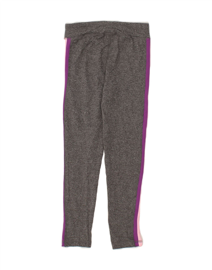 CHAMPION Girls Leggings 7-8 Years  Grey Colourblock Polyester Vintage Champion and Second-Hand Champion from Messina Hembry 