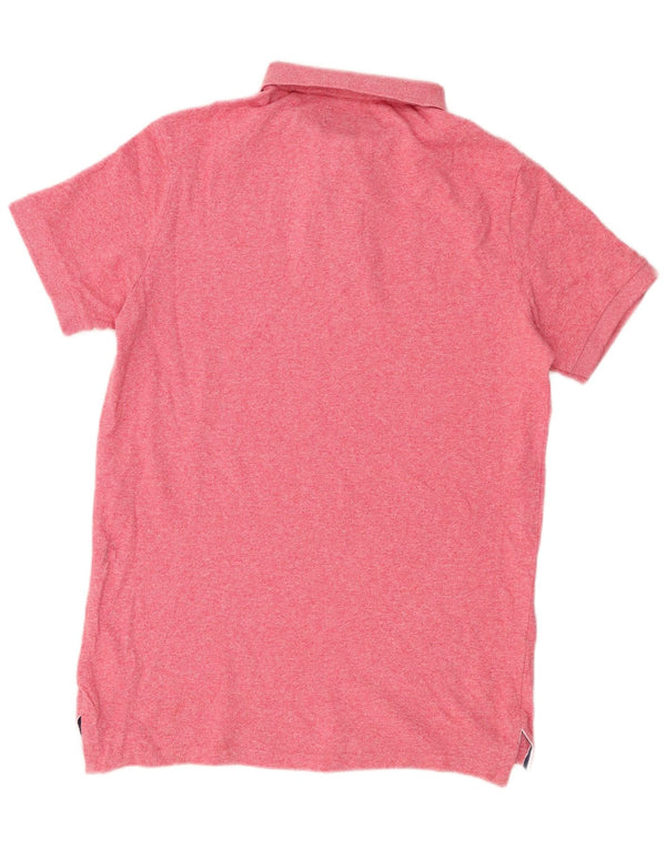 Superdry Poloshirt til mænd Medium Pink Bomuld