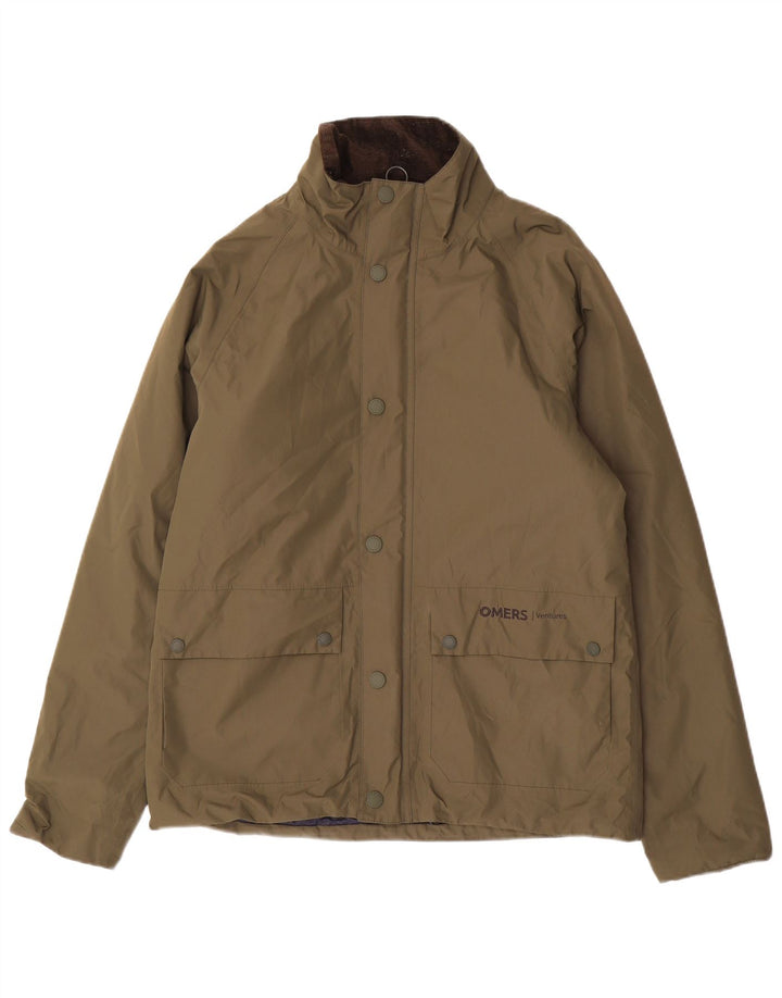 Barbour Herre Windbreaker Jacket UK 38 Medium Khaki Polyester