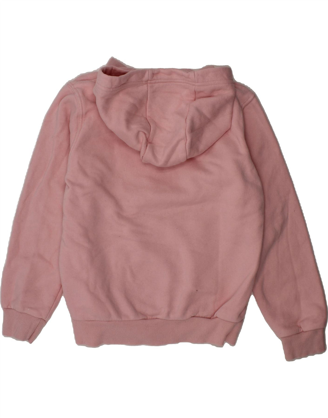 ELLESSE Girls Graphic Hoodie Jumper 8-9 Years Pink Cotton Vintage Ellesse and Second-Hand Ellesse from Messina Hembry 