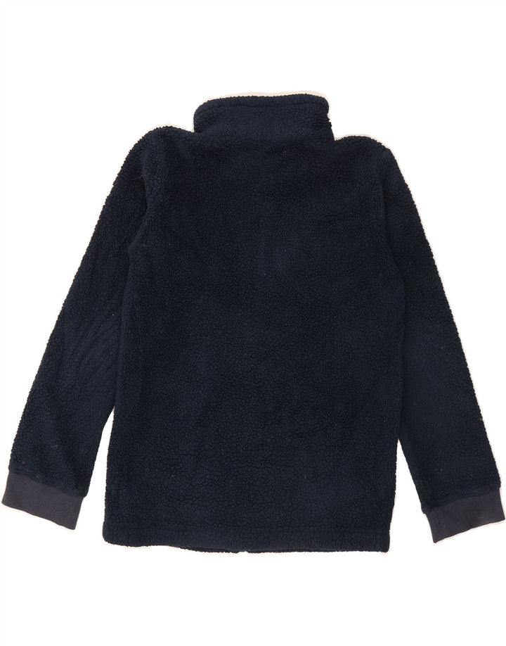 COLUMBIA Boys Fleece Jacket 14-15 Years Large  Navy Blue Polyester Vintage Columbia and Second-Hand Columbia from Messina Hembry 