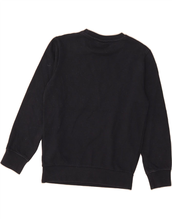 CHAMPION Boys Graphic Sweatshirt Jumper 9-10 Years Medium  Navy Blue Vintage Champion and Second-Hand Champion from Messina Hembry 