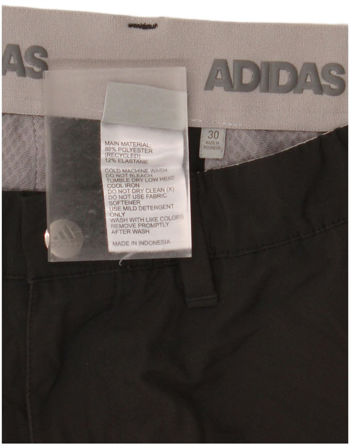 Ανδρικό σορτς Chino Adidas W30 Μεσαίο μαύρο πολυεστέρα