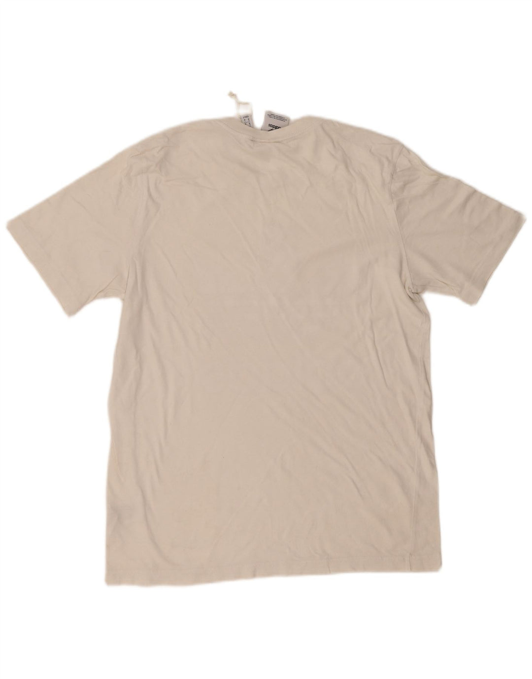 Adidas Mens Graphic T-Shirt Top Medium White Cotton