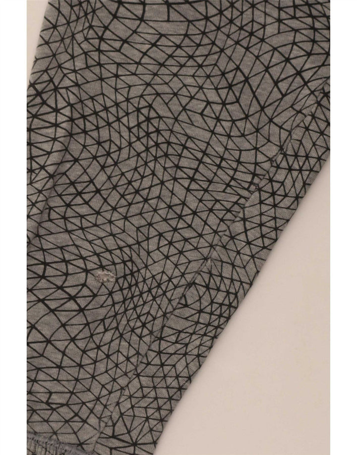 Under Armour Herren-Kapuzenpullover mit Reißverschluss, groß, grau, geometrisch