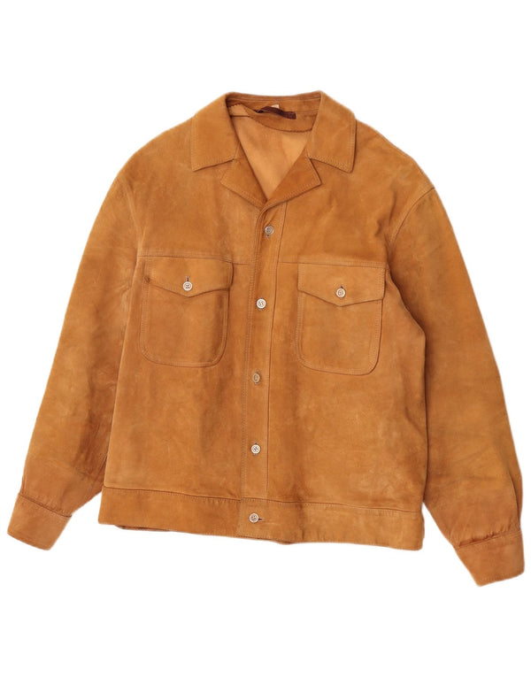Striwa Mens Suede Jacket EU 48 Medium Beige