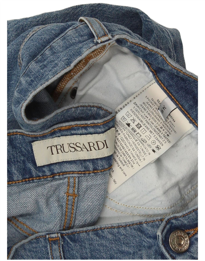 Trussardi Jean Slim Effet Déchiré W34 L31 Bleu