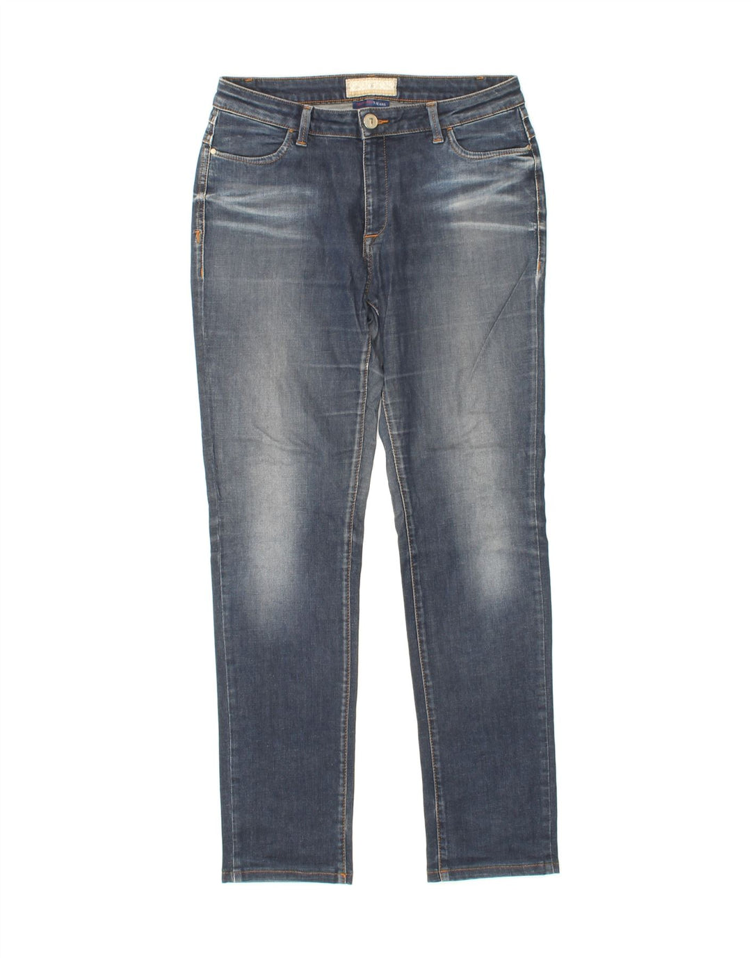 TRUSSARDI Womens Slim Jeans W28 L29 Blue Vintage Trussardi and Second-Hand Trussardi from Messina Hembry 