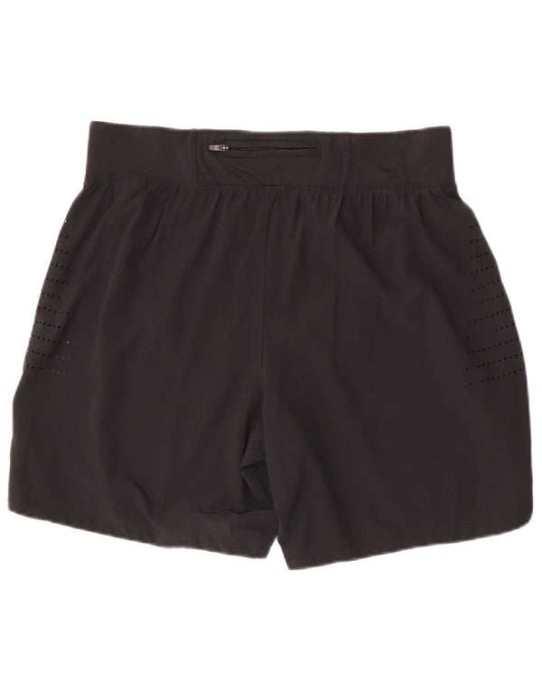 Pantaloncini sportivi da uomo Under Armour grandi in poliestere nero