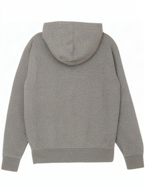 Gap Mens Zip Hoodie Sweater Small Grey Flecked Cotton