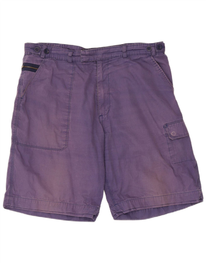 Timberland Mens Regular Cargo Shorts W38 XL Blue Cotton