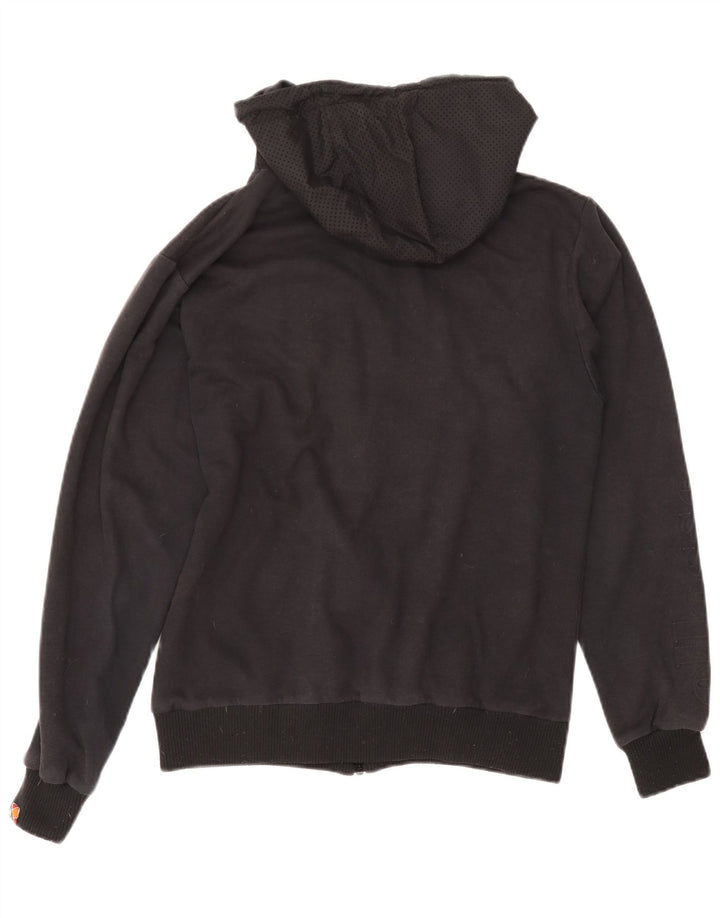 Ellesse Mens Zip Hoodie Sweater Medium Black Cotton
