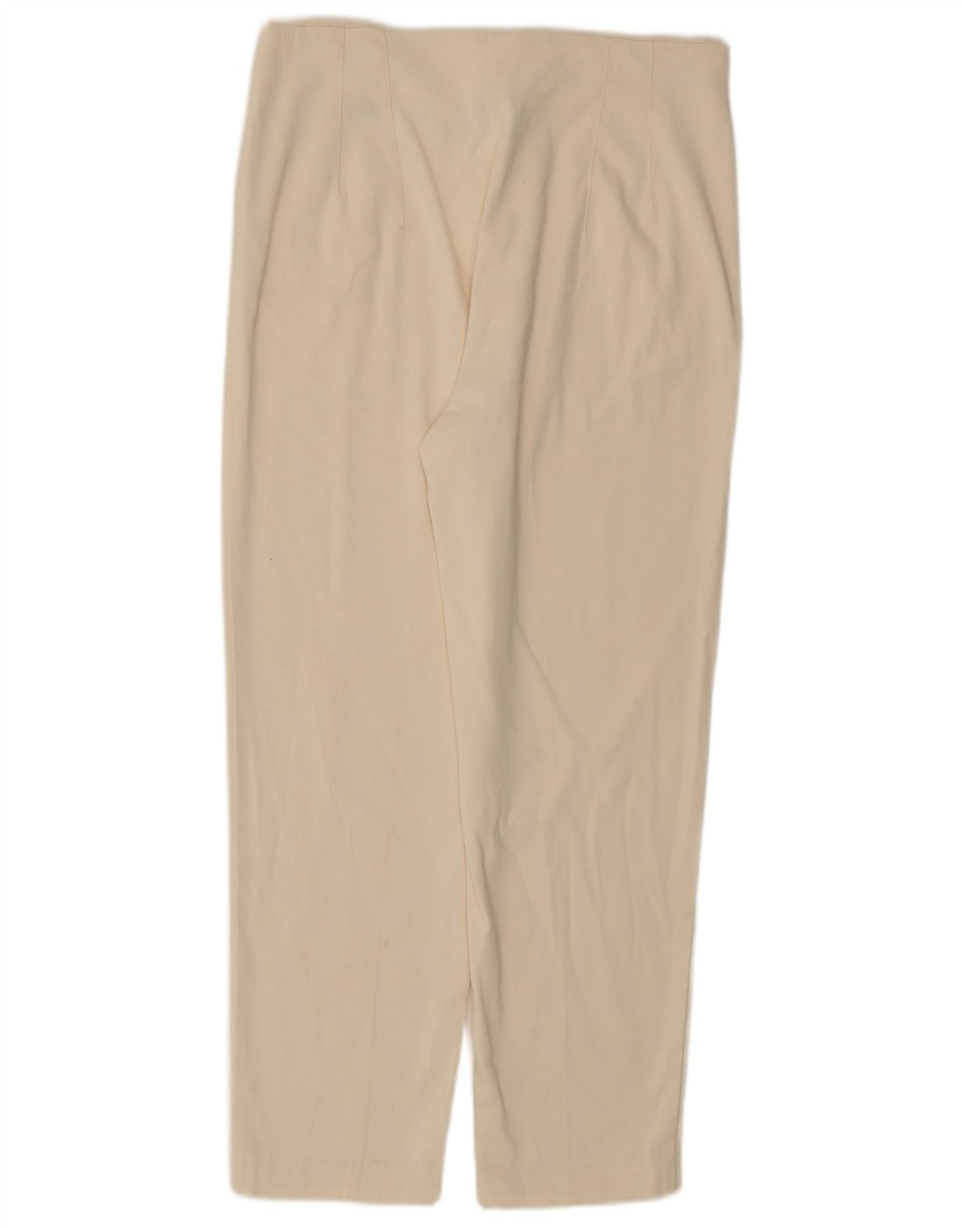 Massimo Dutti Dame Cropped Trousers EU 42 Large W30 L25 White