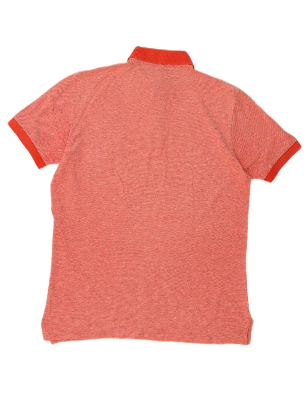 FAY Mens Polo Shirt Large Orange Vintage Fay and Second-Hand Fay from Messina Hembry 