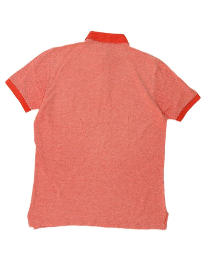 FAY Mens Polo Shirt Large Orange Vintage Fay and Second-Hand Fay from Messina Hembry 