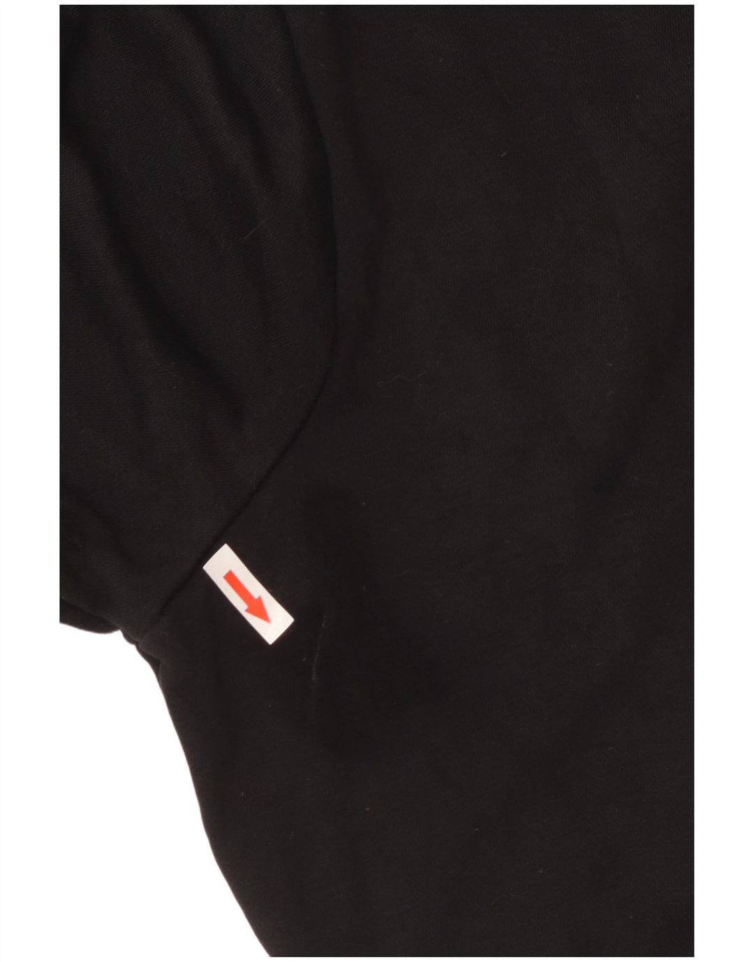 NIKE Womens Oversized Crop Graphic Sweatshirt Jumper UK 14 Medium Black