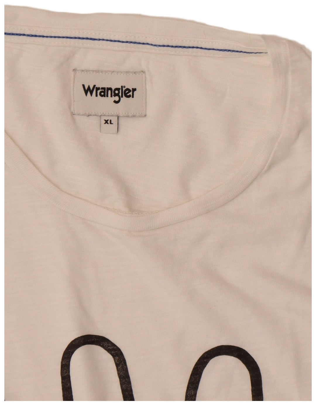 WRANGLER Mens Graphic T-Shirt Top XL White
