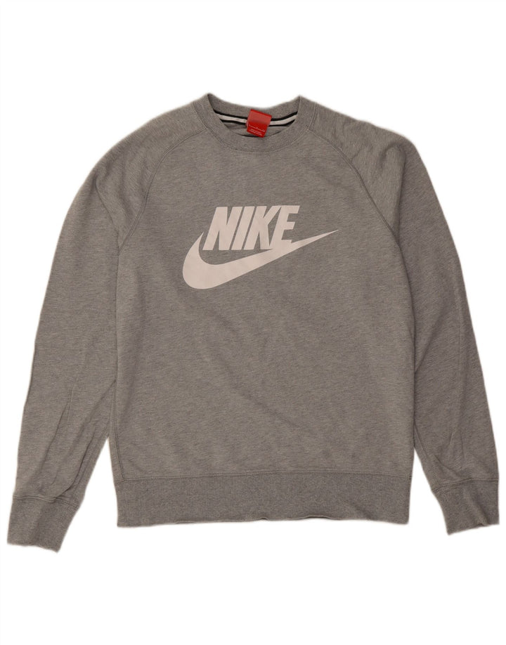 Nike férfi grafikus pulóver pulóver kis szürke foltos