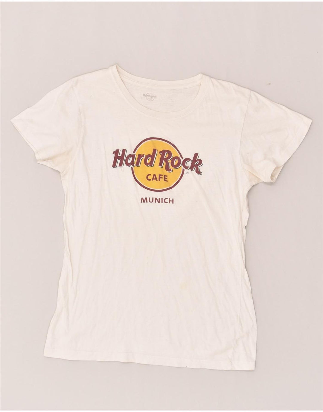 HARD ROCK CAFE Mens Munich Graphic T-Shirt Top XS White Cotton | Vintage Hard Rock Cafe | Thrift | Second-Hand Hard Rock Cafe | Used Clothing | Messina Hembry 