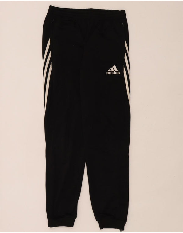 Adidas Jungen-Trainingshose, Jogginghose, 13–14 Jahre, schwarzes Polyester