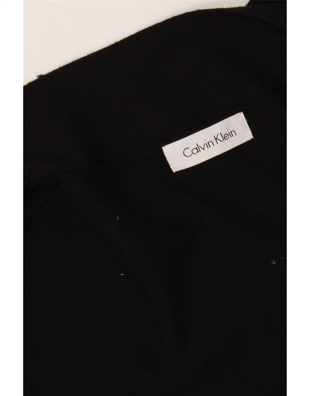 Top corto da donna Calvin Klein a maniche lunghe UK 12 medio nero