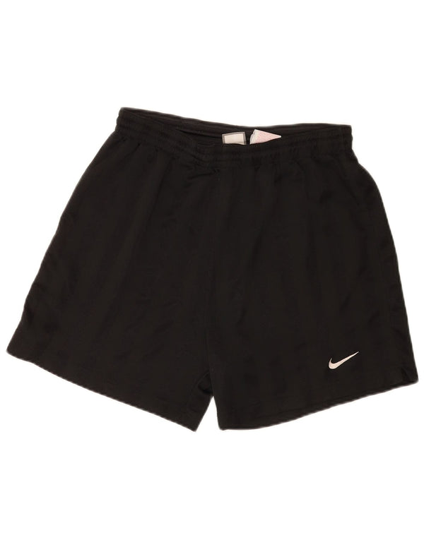 Pantaloncini sportivi Nike da uomo, poliestere gessato medio nero