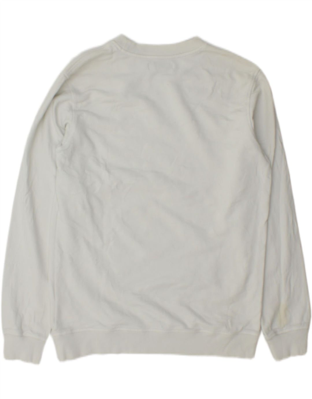 Calvin Klein Jeans Mens Graphic Regular Fit Sweatshirt Jumper Medium White