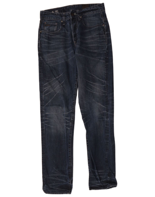 G-Star Womens 3301 tilspidsede jeans W29 L34 Marineblå