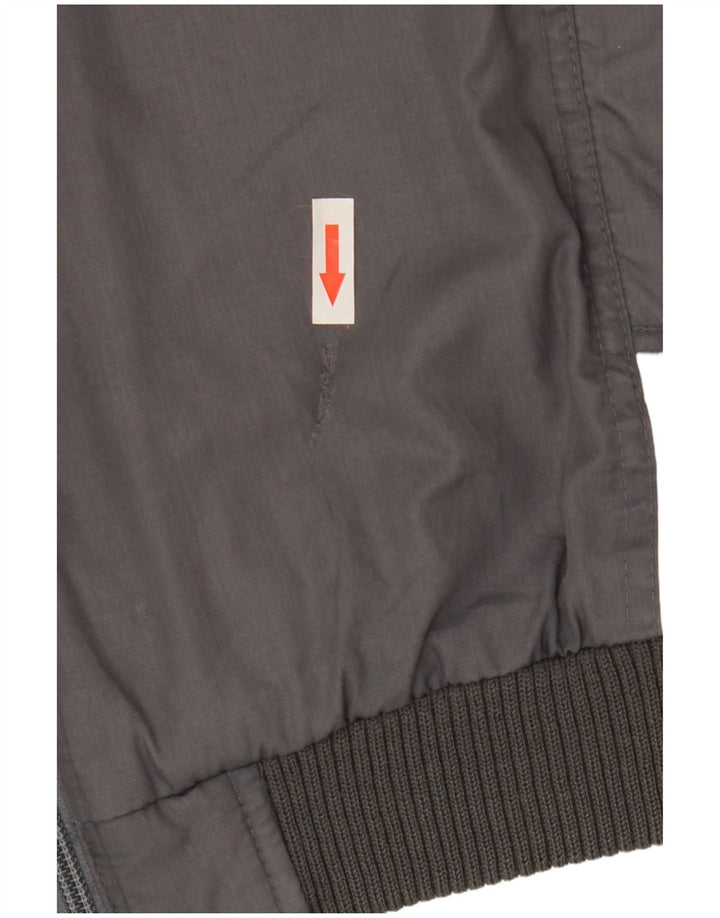 Canda Bomber Jacket UK 40 Stor Grå Colourblock Polyester