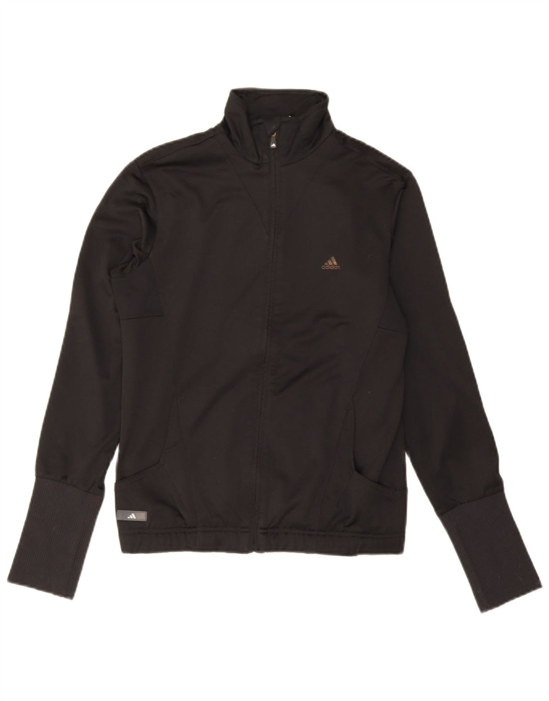 Γυναικεία αθλητική φόρμα Adidas Top Jacket UK 12 Medium Black Polyester