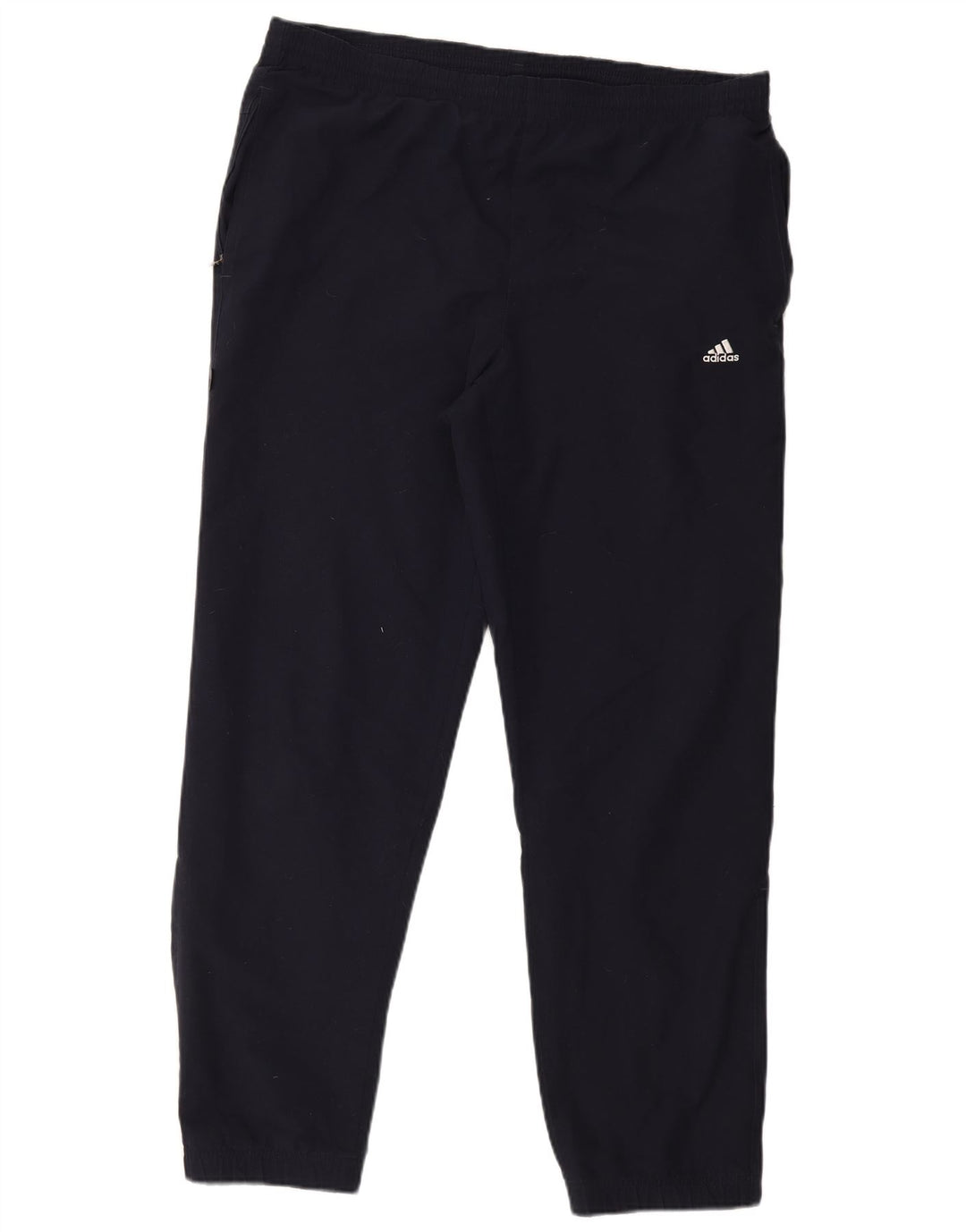 Adidas Mens Tracksuit Trousers Joggers Large Navy Blue Polyester