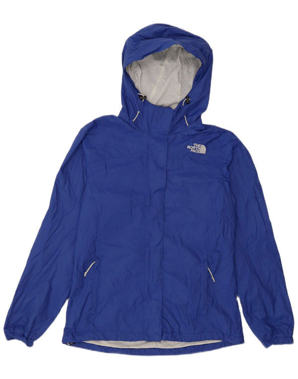 The North Face Veste de pluie surdimensionnée à capuche pour femme UK 10 Small Bleu